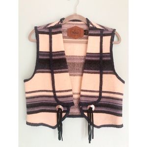 Vintage Southwest-style Woolrich Women’s Wool Vest